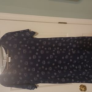 Navy Midi Dress Never Worn.